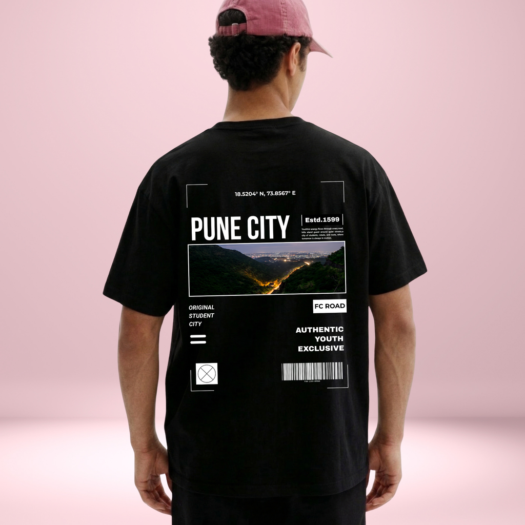 CITIDRIP City Coordinates Oversized Unisex Tee