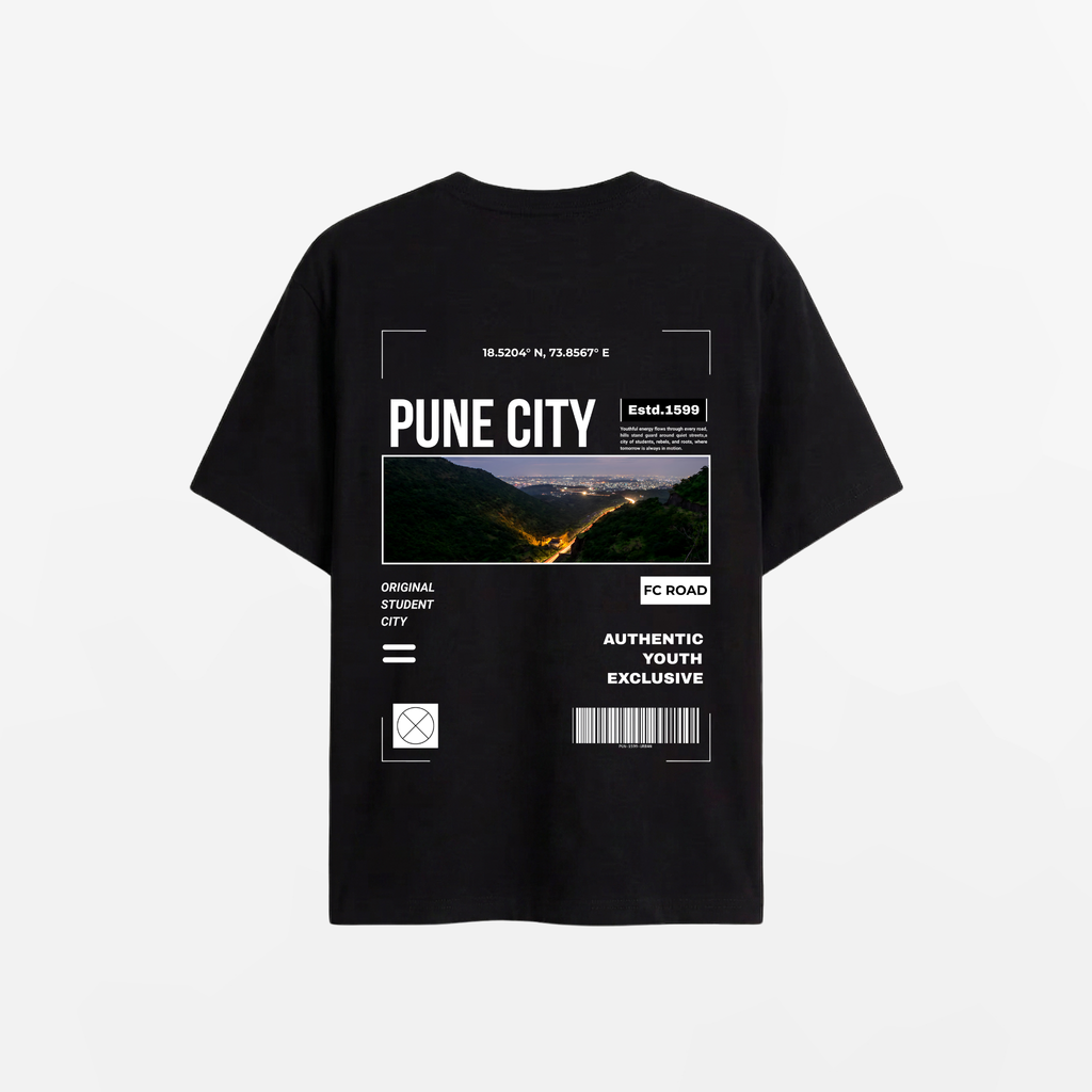 CITIDRIP City Coordinates Oversized Unisex Tee