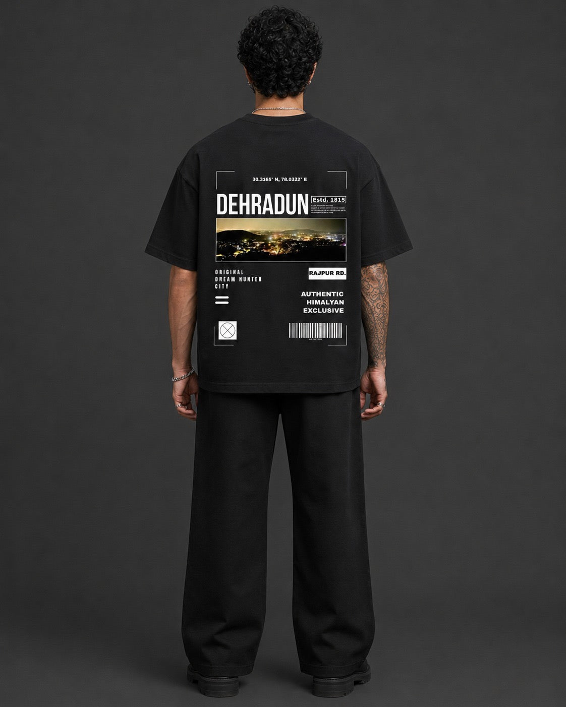 Dehradun Coordinates Oversized T-Shirt