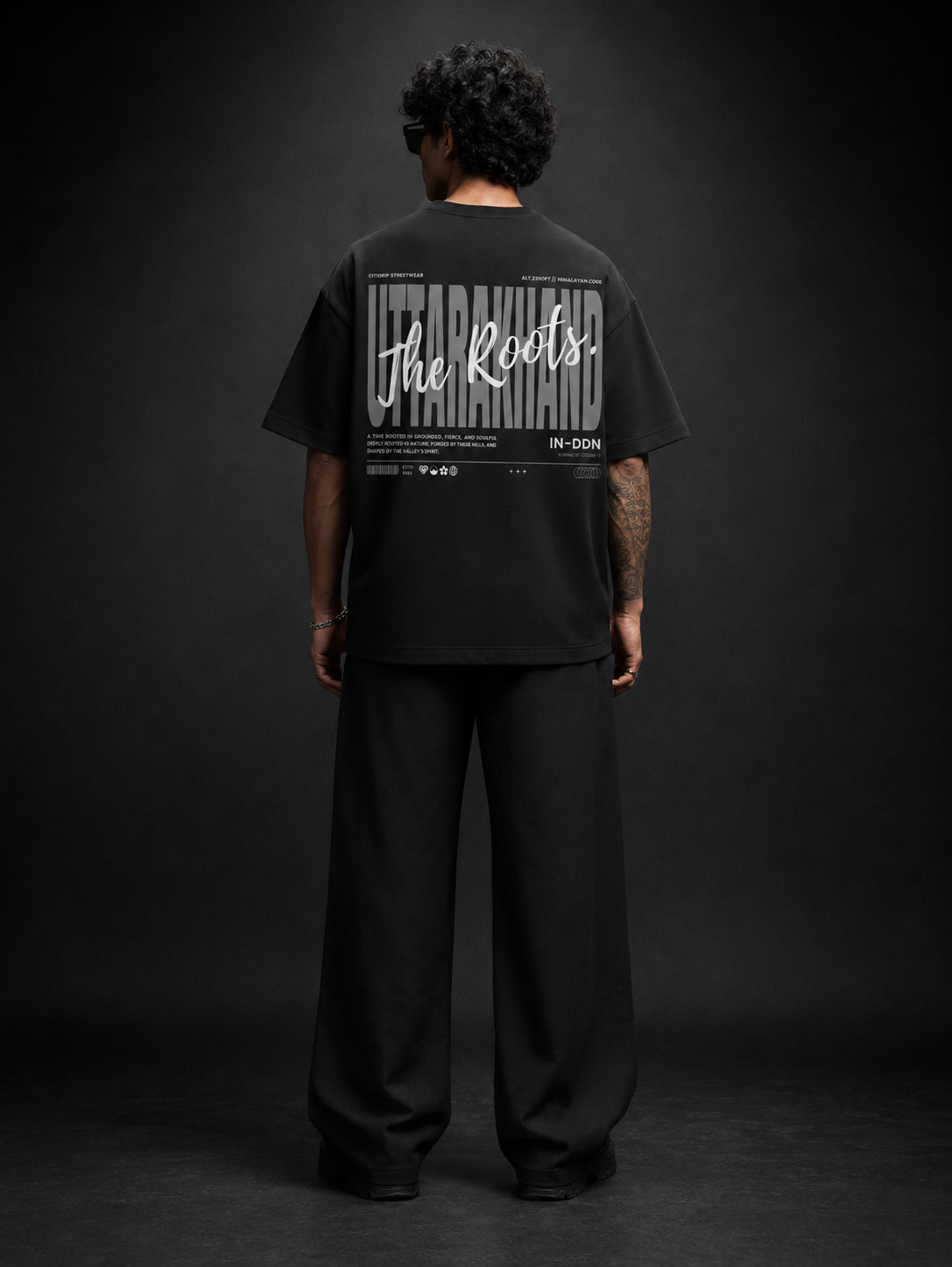 Uttarakhand The Roots Oversized T-Shirt