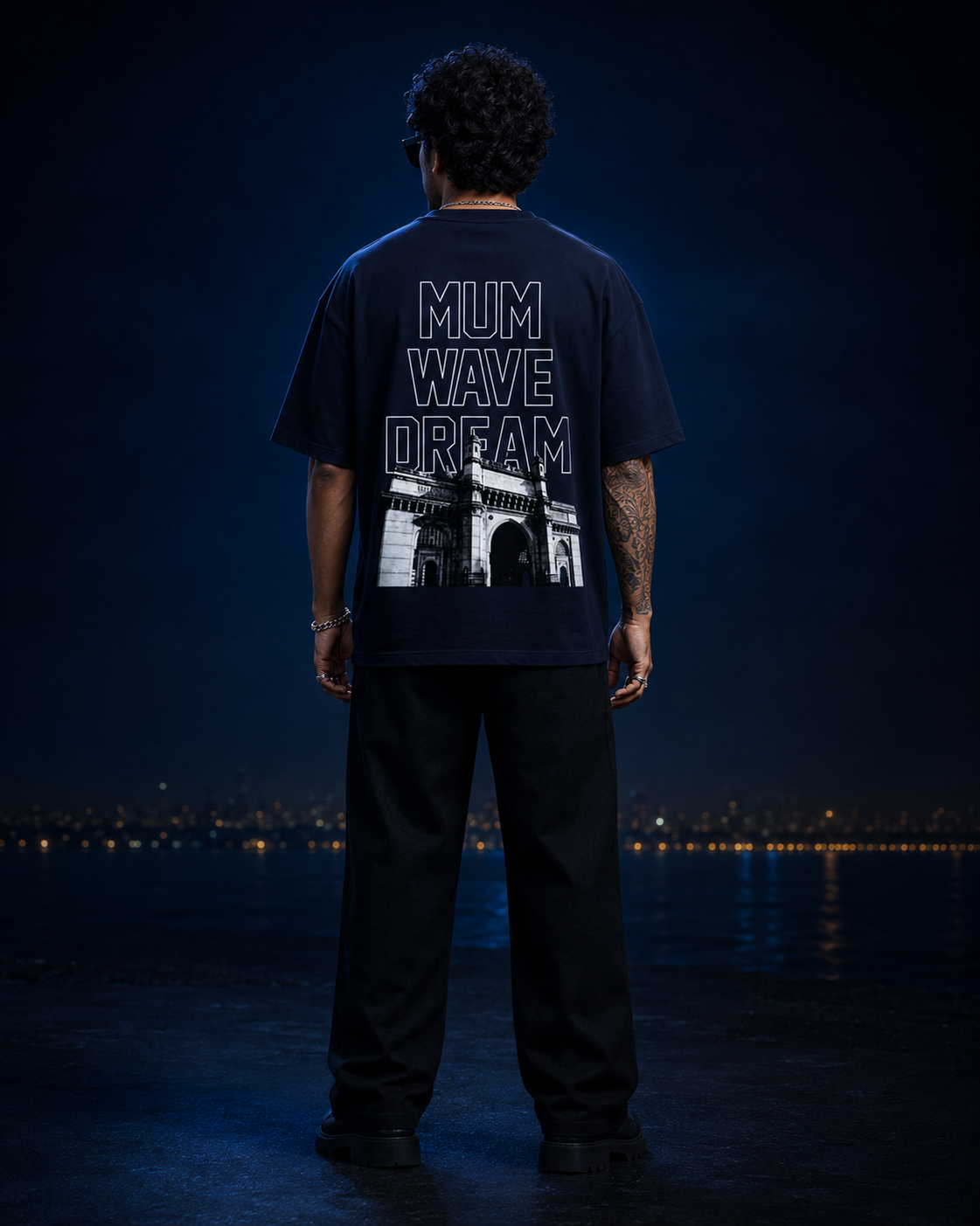 Mumbai Wave Dream Oversized T-Shirt