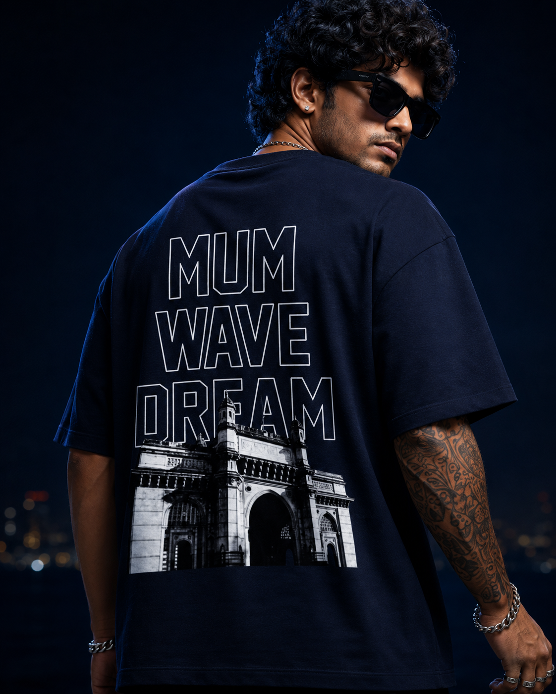 Mumbai Wave Dream Oversized T-Shirt