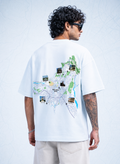 Dehradun City Map Oversized T-Shirt