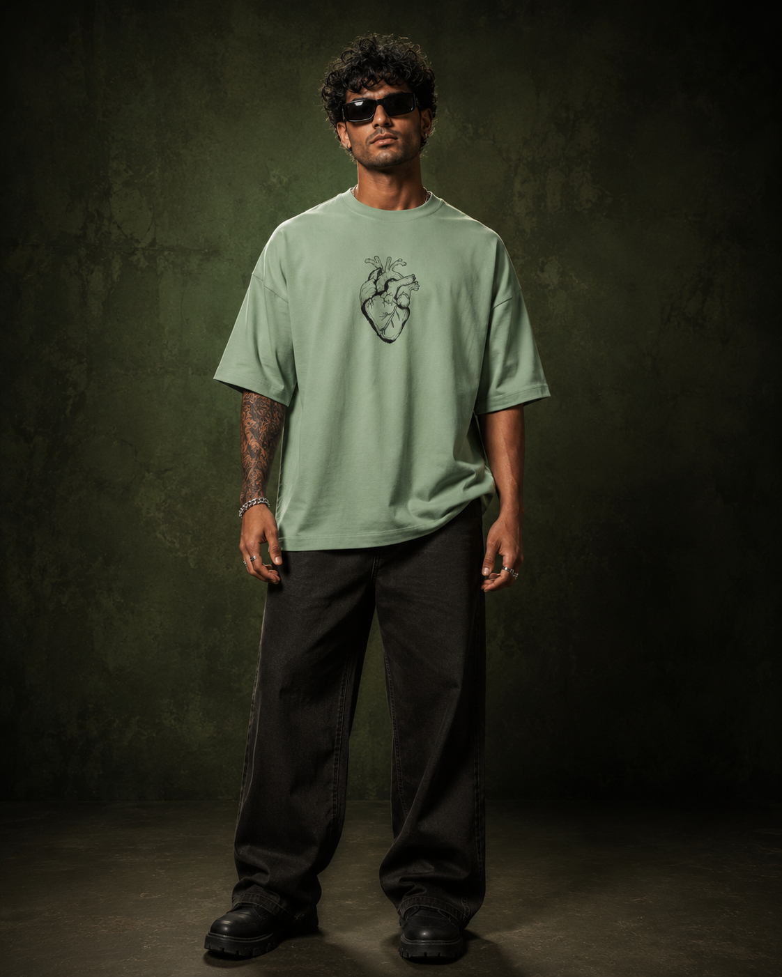 Delhi Built With Chaos Oversized T-Shirt