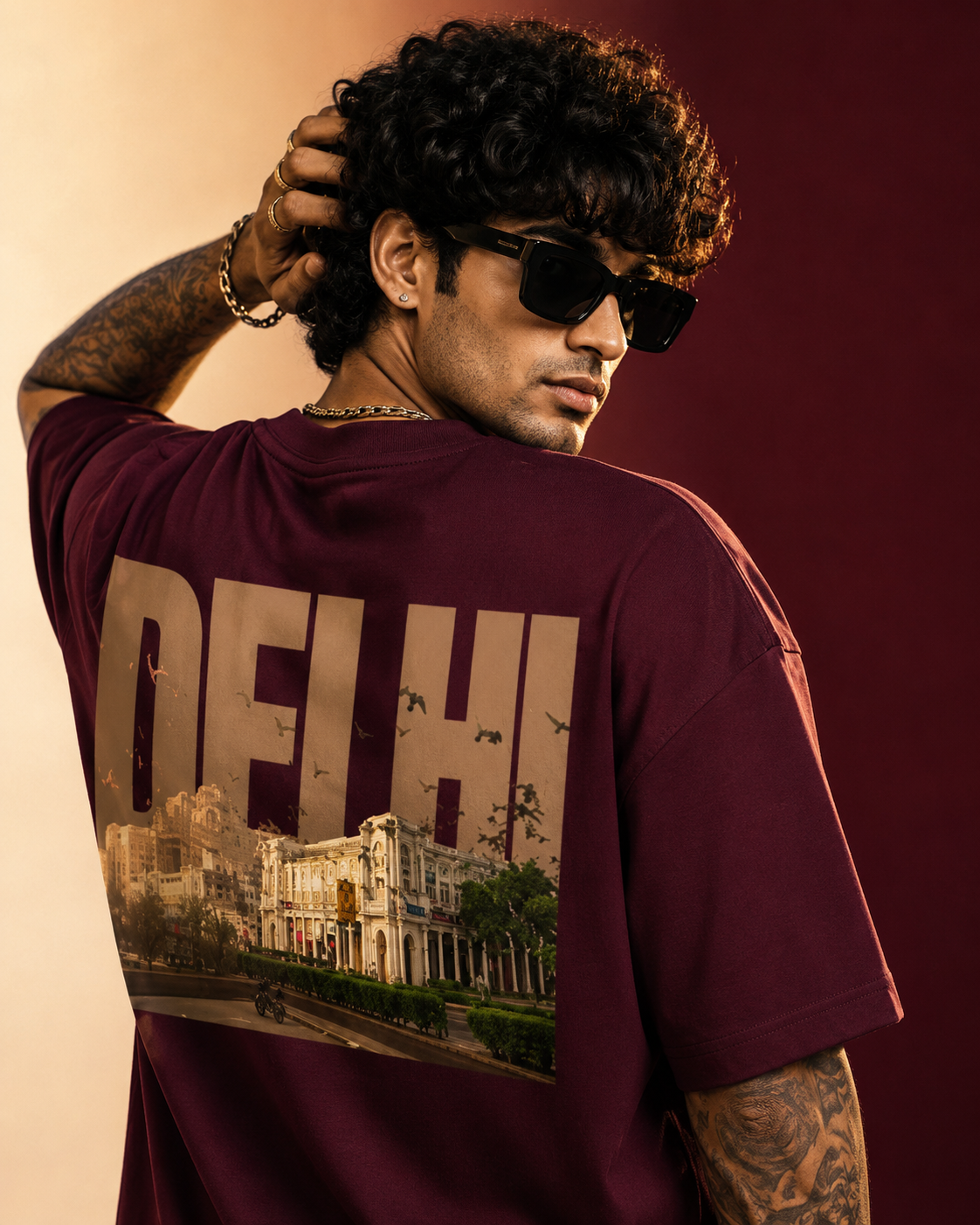 Delhi Heritage Oversized T-Shirt